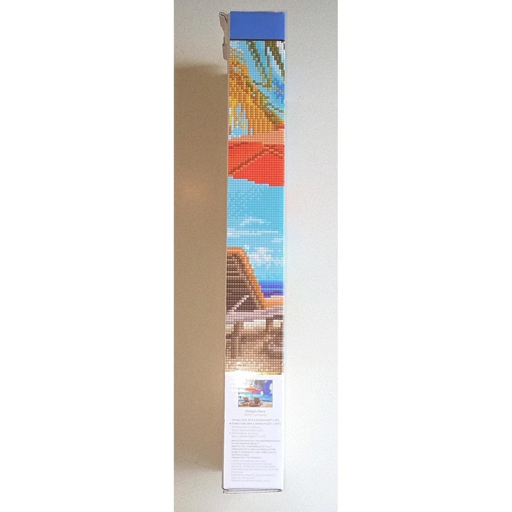 Diamond Dotz Diamond Art Kit Chill Beach Scene 20x16 Intermediate DDM9.064